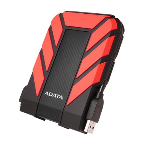 Red ADATA HD710 Pro 1TB rugged external hard drive, IP68 waterproof and dustproof design for adventure-proof storage Red ADATA HD710 Pro 1TB rugged external hard drive, IP68 waterproof and dustproof design for adventure-proof storage